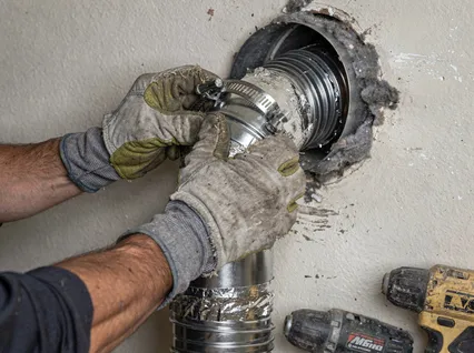 Dryer Vent Hose Installation in Downey