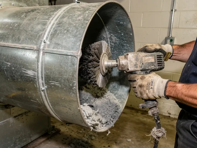 Industrial-grade dryer vent cleaning by Downey Dryer Vent Cleaning in Downey